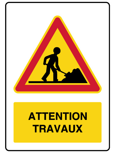 Travaux route fermée