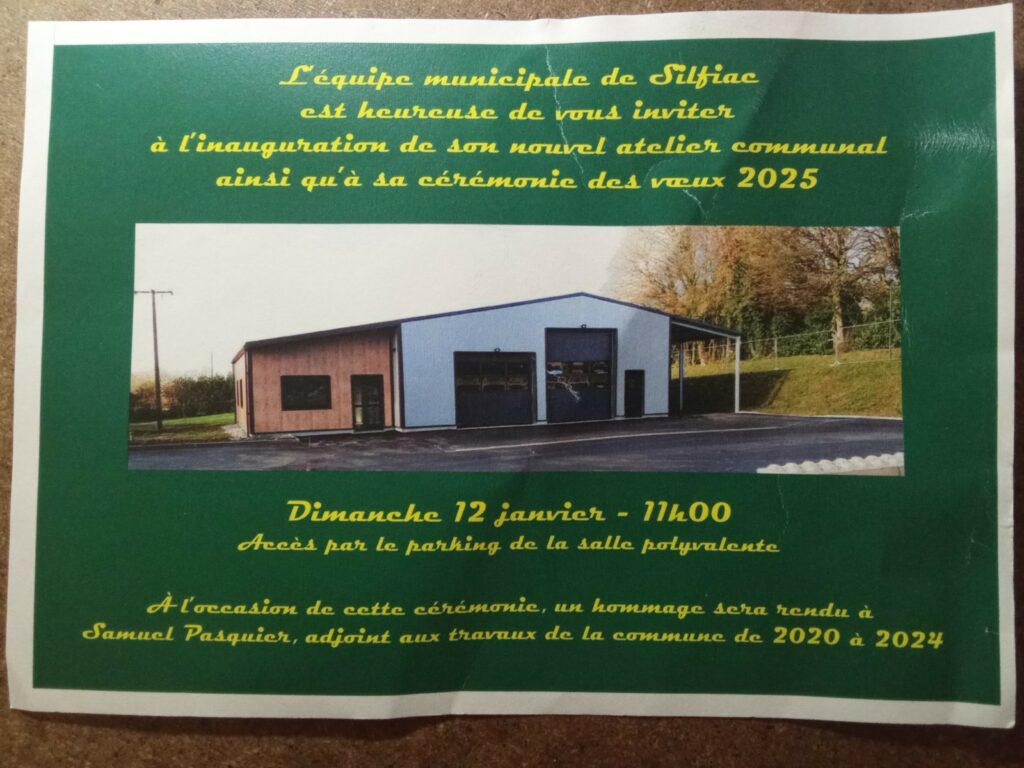 Voeux et inauguration